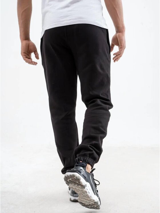 Smerfy Smerfy Spodnie dresowe Spodnie Dresowe Męskie Czarne Smerfy Maruda XL Czarny Regular Fit