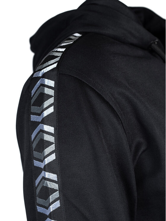 Les Hommes Les Hommes Μπλούζα LHG866 LG852 | Zip Up Μαύρο Regular Fit