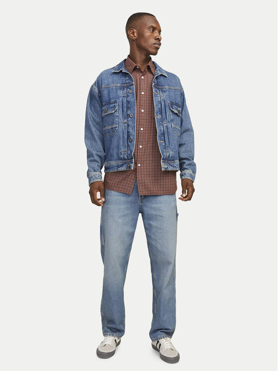 Jack&Jones Jack&Jones Jeans hlače Eddie 12261926 Modra Loose Fit