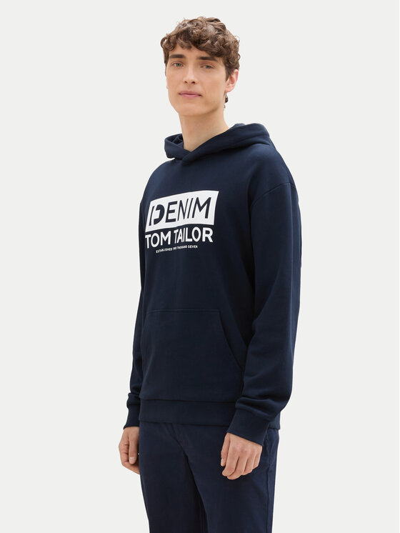 Tom Tailor Denim Tom Tailor Denim Sweatshirt 1041482 Dunkelblau Regular Fit