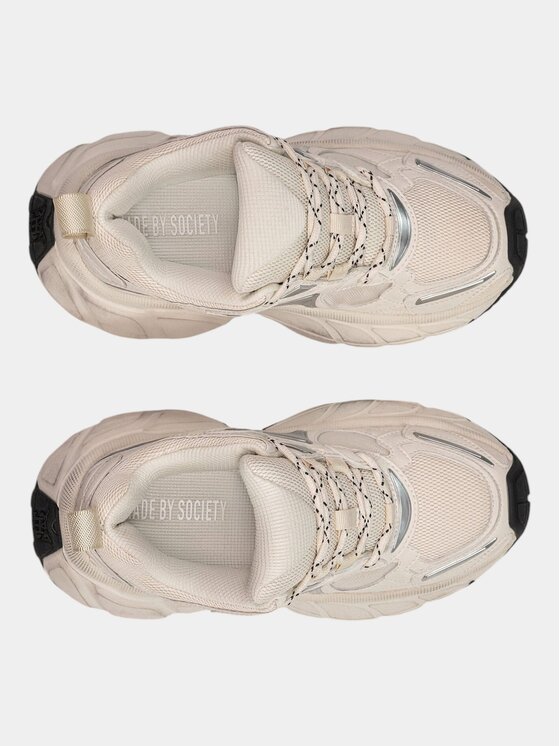 MADE BY SOCIETY MADE BY SOCIETY Sneakersy MBS 01 Neutral W - I15921 Beżowy