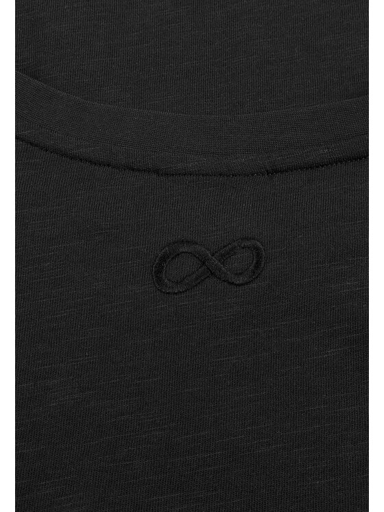 PROSTO. PROSTO. T-Shirt Jacquard Label KL261MTEE1042 Czarny Oversize