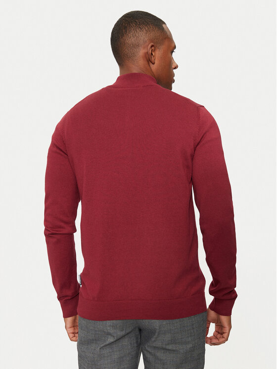 Hechter Paris Hechter Paris Sweter 65025 142801 Czerwony Regular Fit
