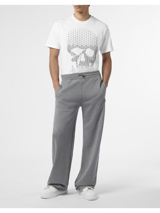 PHILIPP PLEIN PHILIPP PLEIN Spodnie dresowe 29835 Beżowy Jogger Fit