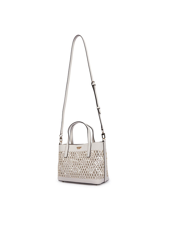 Guess Guess Τσάντα Letty Mini HWPG99 11750 Λευκό