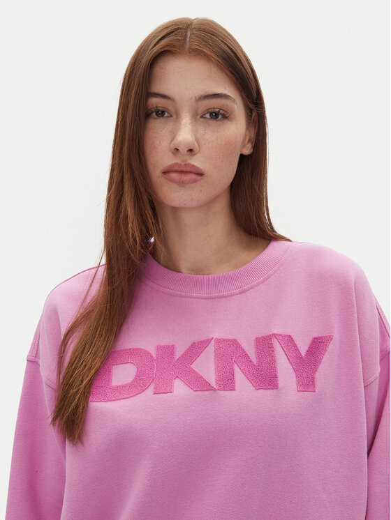 DKNY DKNY Bluza DP5T1140 Różowy Regular Fit