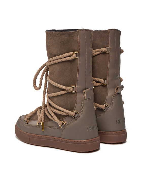 Inuikii Inuikii Snehule Classic High Laced 75107-096 Hnedá