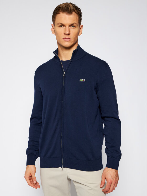 Lacoste Lacoste Majica dugih rukava AH1957 Tamnoplava Classic Fit