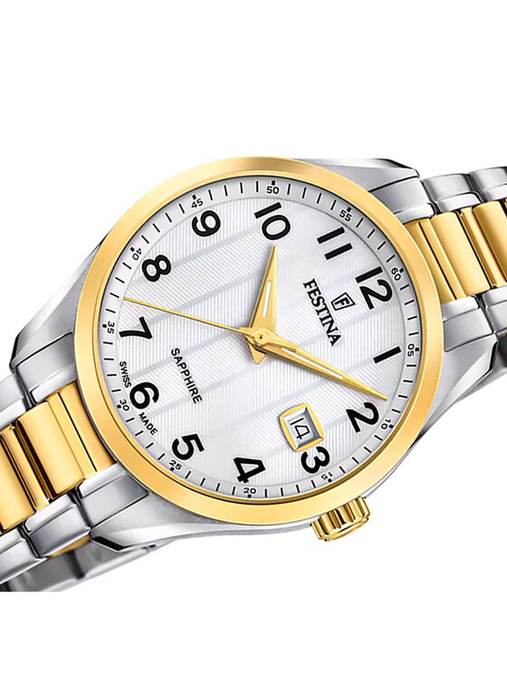Festina Festina Zegarek F20027-1 Srebrny