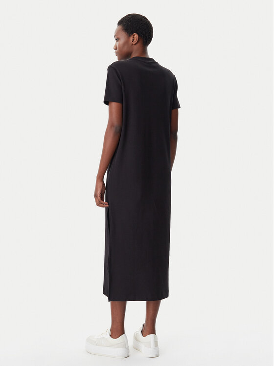 Calvin Klein Jeans Calvin Klein Jeans Φόρεμα καθημερινό Monologo J20J225543 Μαύρο Regular Fit