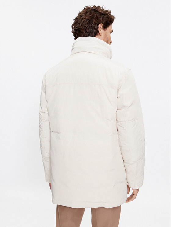 BOSS Boss Pernata jakna Dadico 50499371 Écru Regular Fit