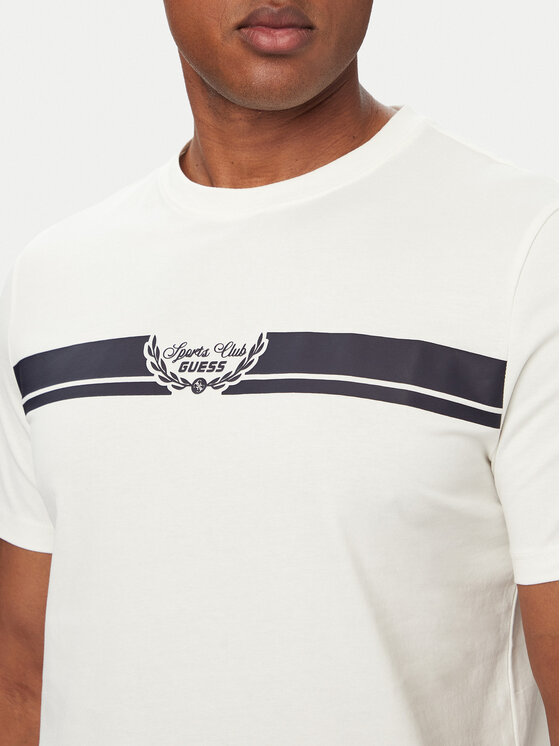 Guess Guess T-Shirt Z6YI25 K5089 Κρεμ Regular Fit