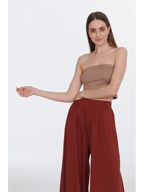 NAOKO NAOKO Top Infinity Sand Dunes Beżowy Regular Fit
