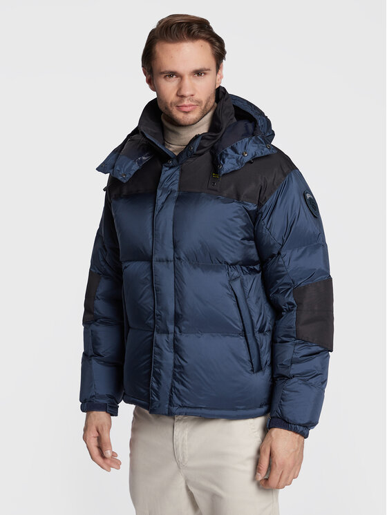 Blauer Blauer Pehelykabát Emerson BLUC03217 006365 Sötétkék Regular Fit