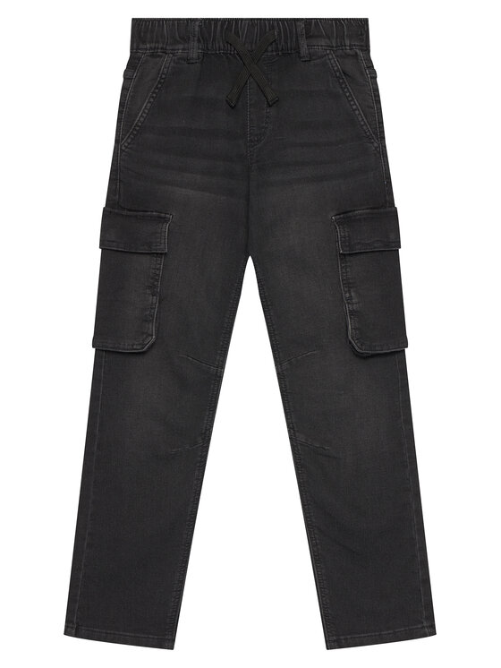 Mayoral Jeansy 7560 Czarny Regular Fit