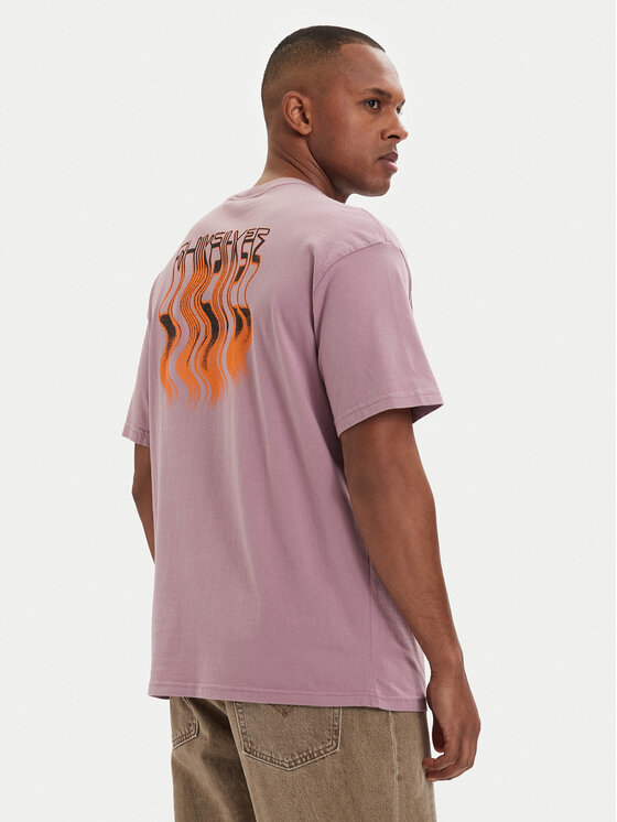 Quiksilver Quiksilver T-Shirt Elderberry EQYZT08200 Fialová Regular Fit