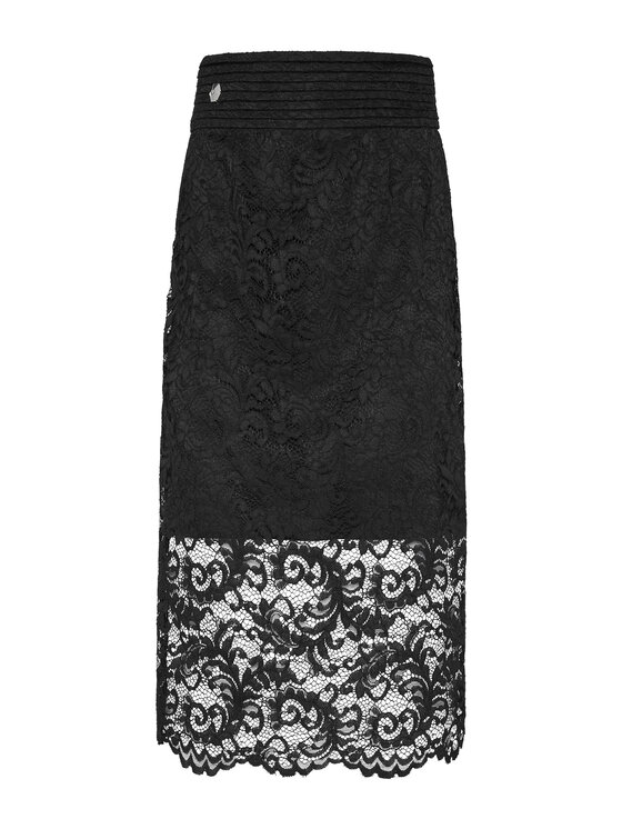 PHILIPP PLEIN PHILIPP PLEIN Sukně 7393 Černá Girl Fit