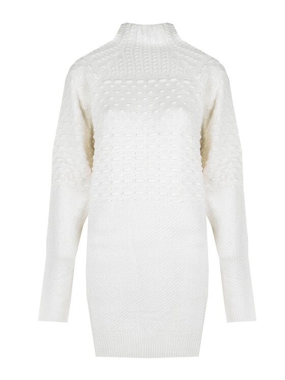Silvian Heach Silvian Heach Vestito da giorno PGA22113VE Écru Regular Fit