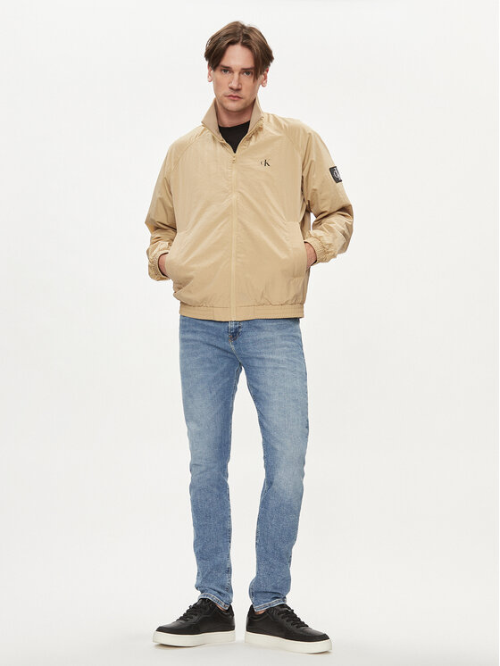 Calvin Klein Jeans Calvin Klein Jeans Prechodná bunda Harrington J30J325102 Béžová Regular Fit