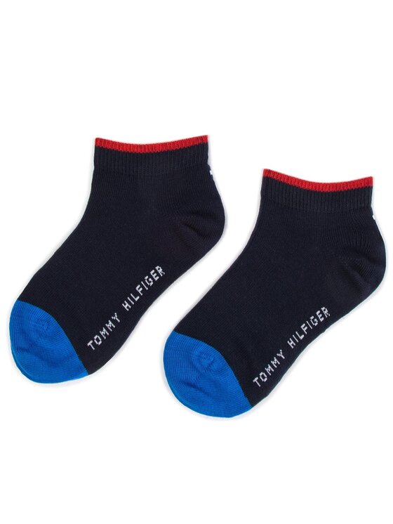 Tommy Hilfiger Tommy Hilfiger Hosszú zoknik 354010001 Sötétkék