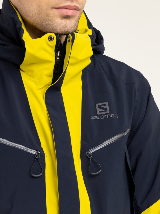 Salomon Salomon Lyžiarska bunda Icecool LC1221700 Tmavomodrá Regular Fit