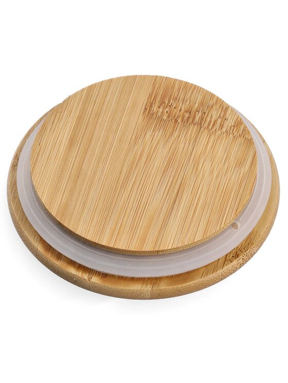 MIAhome MIAhome Pojemnik ceramiczny 15x10x10 cm 750 ml LAMIA brzoskwiniowy Pomarańczowy