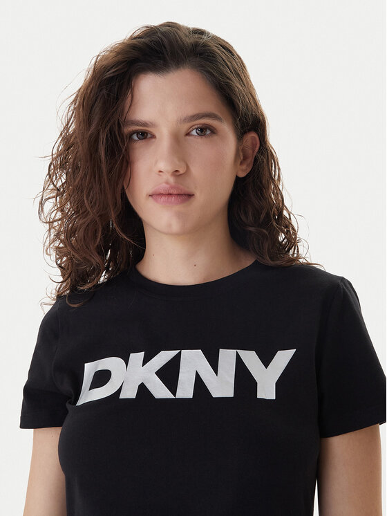 DKNY Sport DKNY Sport Tricou DP5T9923 Negru Regular Fit