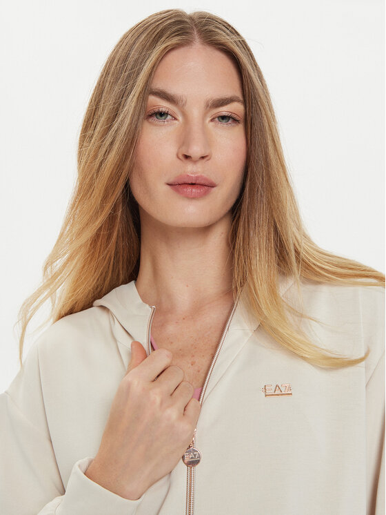 EA7 Emporio Armani EA7 Emporio Armani Суитшърт 6DTM25 TJZBZ 1120 Бежов Relaxed Fit
