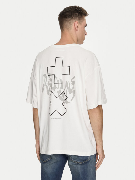 REPLAY Replay T-särk MMG350.000.23454 Valge Oversize