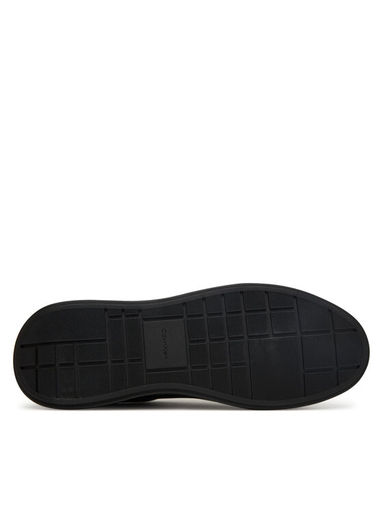 Calvin Klein Calvin Klein Laisvalaikio batai Chunky Cupsole Laceup Lth YM0YM01344 Juoda