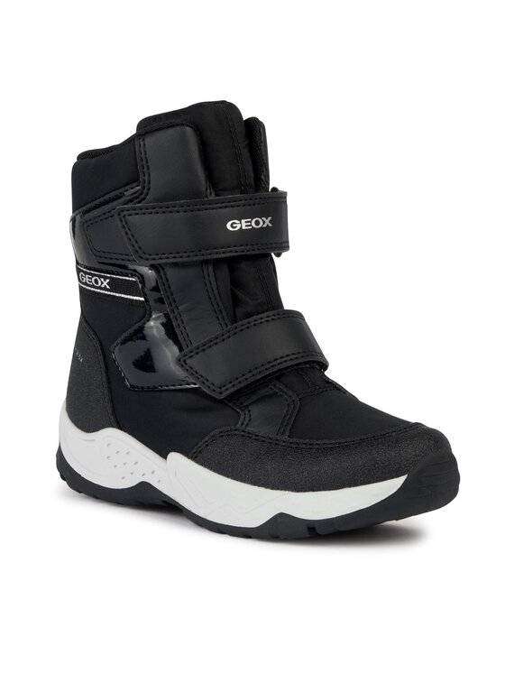 Geox Snehule J Sentiero Girl B Ab J36FVD 0FU54 C9999 S Čierna