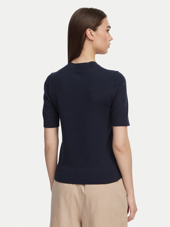 Tommy Hilfiger Tommy Hilfiger Džemperis WW0WW49705 Tumši zils Slim Fit