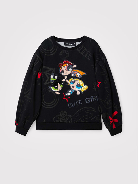 Felpa 22WGSK16 Nero Regular Fit