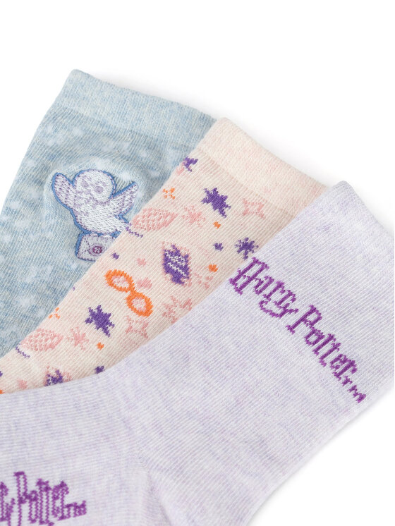 Harry Potter Harry Potter Hosszú zoknik ACCCS-AW24-225WBHP (3-pack) Rózsaszín