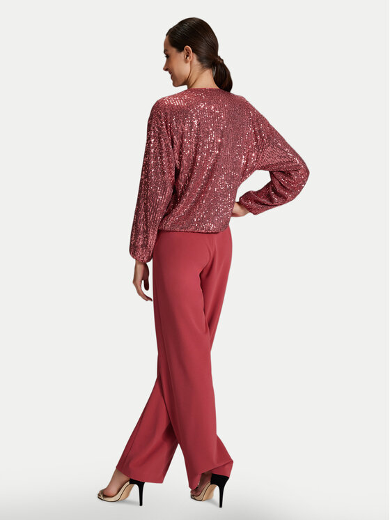 Swing Swing Majica dugih rukava 4AH00600 Crvena Regular Fit
