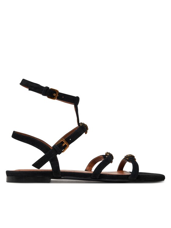 Kurt Geiger Sandále Hampton Flat Gladiator 2029600209 Čierna