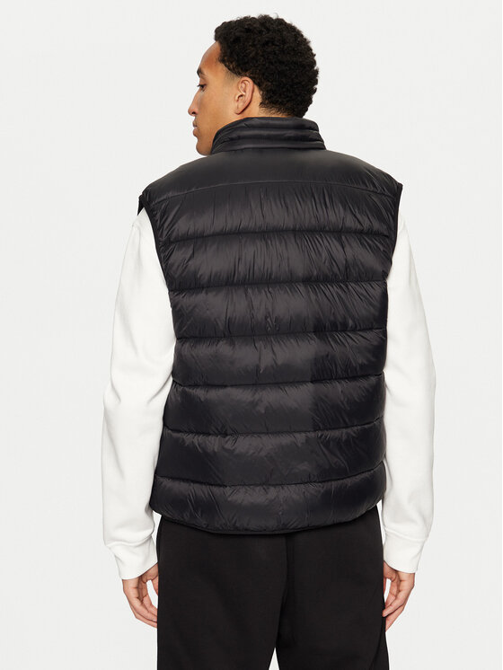 Champion Champion Αμάνικο Μπουφάν 220343 Μαύρο Regular Fit
