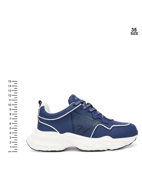 Guess Guess Sneakersy L5BZ10 WO120 Granatowy