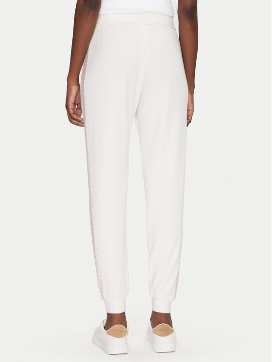 BOSS BOSS Pantaloni trening Monogram 50535841 Écru Regular Fit