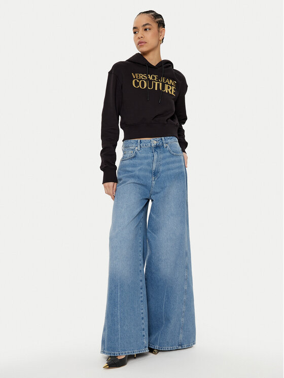 Versace Jeans Couture Versace Jeans Couture Світшот 78HAIT01 Чорний Regular Fit