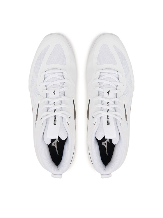 Mizuno Mizuno Čevlji za športe v zaprtih prostorih Wave Momentum Pro Mid V1GA2545 Bela