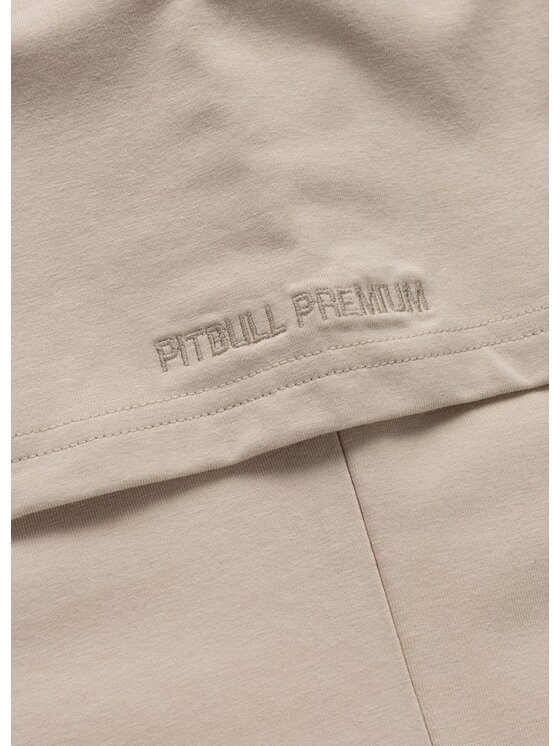 PITBULL PITBULL T-Shirt USA CAL Beżowy Regular Fit