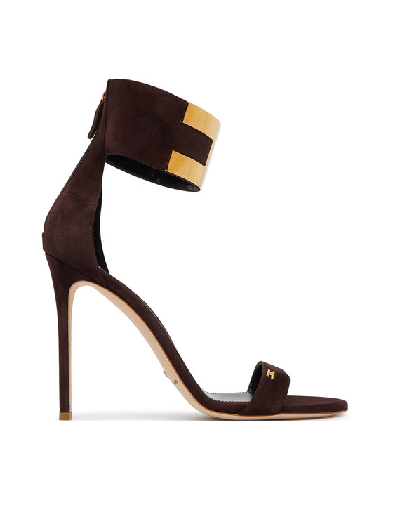 Elisabetta Franchi Elisabetta Franchi Sandále SA-91L-62E2-V600 Tmavo hnedá