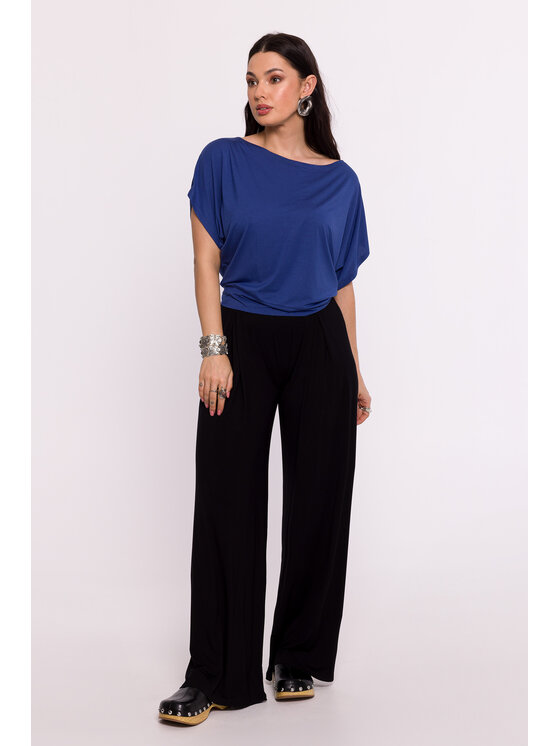 BeWear BeWear Bluzka B287 Niebieski Bella Fit