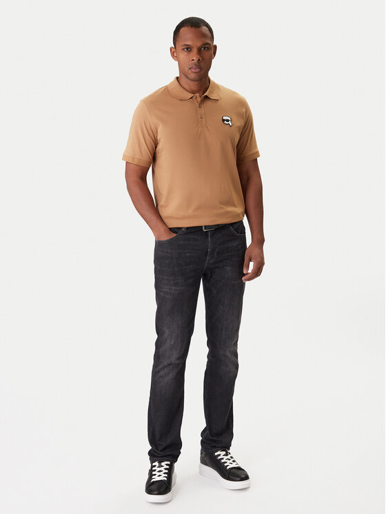 KARL LAGERFELD KARL LAGERFELD Polokošile 745710 561224 Béžová Regular Fit
