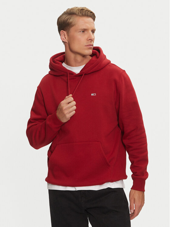 Tommy Jeans Tommy Jeans Felpa Flag DM0DM20742 Rosso Regular Fit