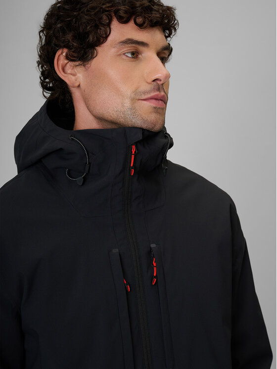 4F 4F Płaszcz zimowy URBAN COMMUTER Czarny Regular Fit