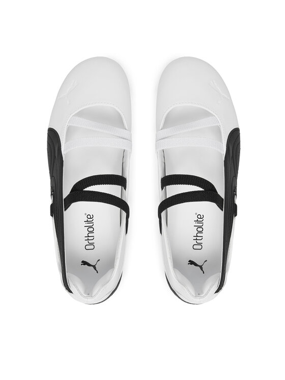 Puma Puma Μπαλαρίνες Speedcat Ballet Lthr Wns 406144 03 Λευκό