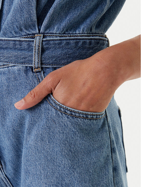 Morgan Morgan Jumpsuit 251-SHELOR Blu Slim Fit