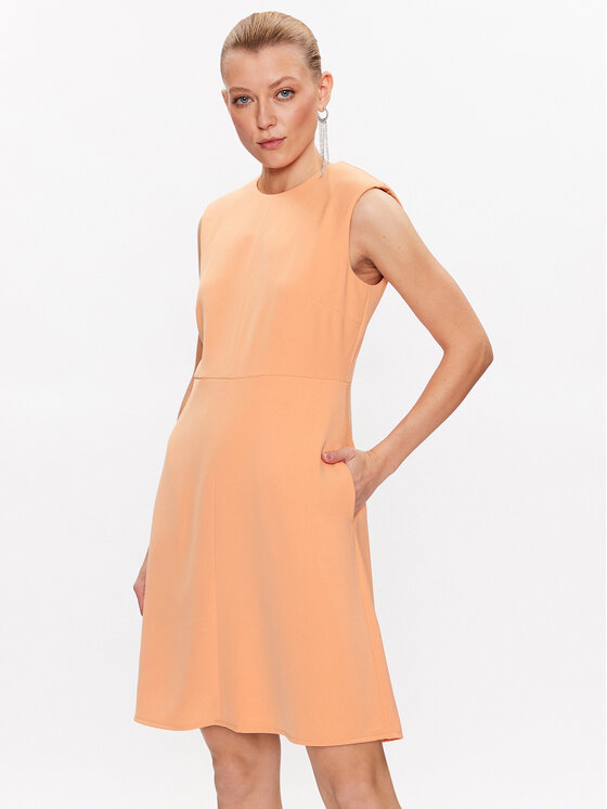 Marc Aurel Marc Aurel Každodenné šaty 6855 2021 93181 Oranžová Regular Fit